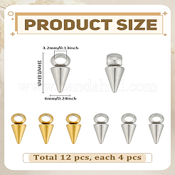 304 Stainless Steel Pendants&nbsp;STAS-LP0004-12A