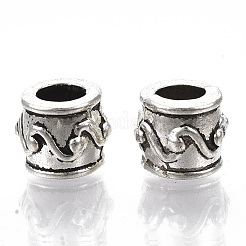 Tibetan Style Alloy European Beads&nbsp;X-TIBE-S320-080AS-LF