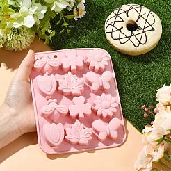 2Pcs Bee Butterfly Leaf Grass Flower Silicone Fondant Molds&nbsp;ST-CJ0043-026