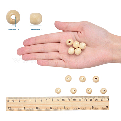 Wood Beads&nbsp;X-TB12mmY-13