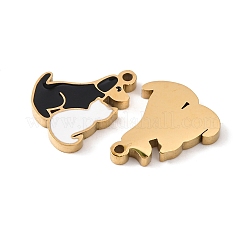 304 Stainless Steel Enamel Charms&nbsp;STAS-M105-24G