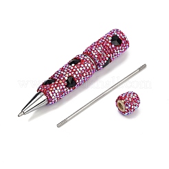 Polymer Clay Rhinestones Ball-Point Pen&nbsp;OFST-D300-05P-N