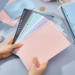 48Pcs 8 Colors PP Plastic Binder Dividers&nbsp;DIY-FH0010-99