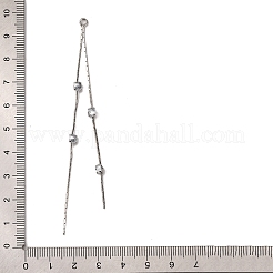 Brass Micro Pave Clear Cubic Zirconia Big Pendants&nbsp;LS-KK-G510-03P