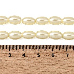 Eco-Friendly Glass Pearl Barrel Beads Strands&nbsp;HY-O001-A-03