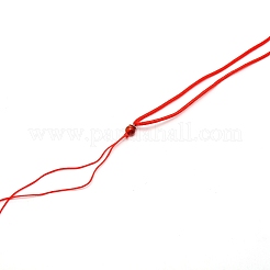 Nylon Pendant Cord Loops&nbsp;NWIR-WH0012-02C