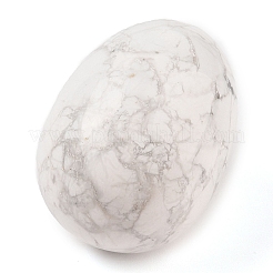 Natural Howlite Palm Stones&nbsp;G-I367-04B