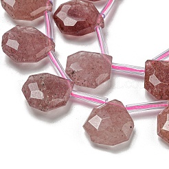 Natural Strawberry Quartz Beads Strands&nbsp;G-P544-C08-01