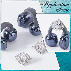 2Pcs Alloy Rhinestone Clip for Earphone Decorative Accessories&nbsp;FIND-CP0003-61A