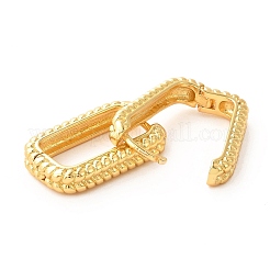 Brass Hoop Earrings&nbsp;LS-EJEW-F273-02A-G