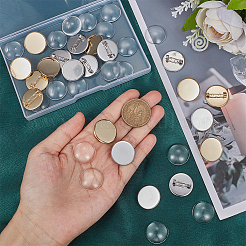 DIY Blank Dome Brooch Making Kit&nbsp;DIY-UN0004-40