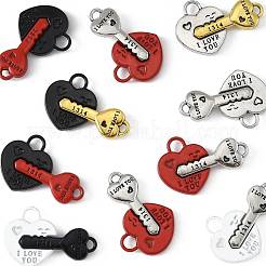 10 Sets Spray Painted Alloy Split Pendants&nbsp;FIND-FS0004-22