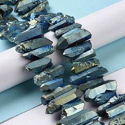 Natural Quartz Crystal Points Beads Strands&nbsp;G-K181-B16