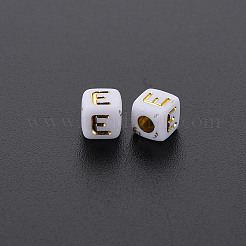 Opaque White Acrylic Beads&nbsp;X-MACR-Q242-010E