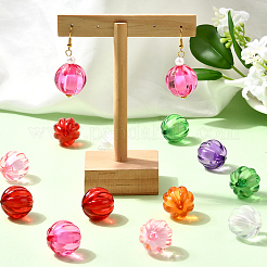 42Pcs 7 Colors Autumn Theme Transparent Acrylic Beads&nbsp;TACR-PA0001-05