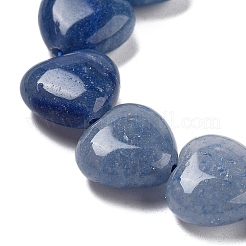 Dyed & Heated Natural Blue Aventurine Beads Strands&nbsp;G-B022-34C