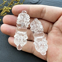 Natural Quartz Crystal Vajra Display Decorations&nbsp;PW-WG34353-01