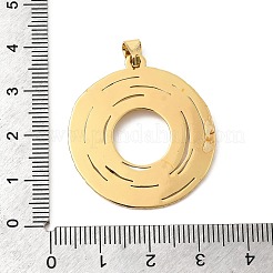 304 Stainless Steel Textured Pendants&nbsp;STAS-C163-06A-G