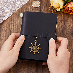 Rectangle Cowhide Journal Notebooks&nbsp;AJEW-WH0609-927A