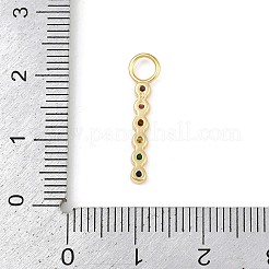 925 Sterling Silver Micro Pave Clear Cubic Zirconia Pendants&nbsp;STER-G048-01G-02