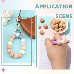 30Pcs Round Silicone Beads&nbsp;SIL-SZ0004-23I