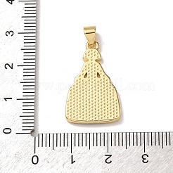 Venezuelan Brass Enamel Pendants&nbsp;KK-P352-01C-G