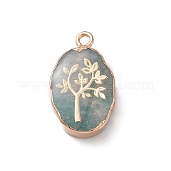Natural Green Aventurine Pendants&nbsp;G-K333-01B