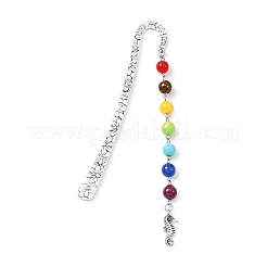 Marine Theme Alloy Hook Bookmarks&nbsp;AJEW-JK00279