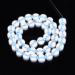 Handmade Polymer Clay Bead Strands&nbsp;CLAY-T020-27