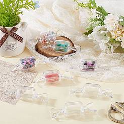Transparent Plastic Candy Shaped Trinket Storage Boxes&nbsp;CON-SP0001-06A