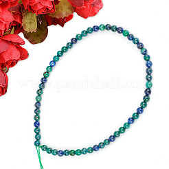 2 Strands Natural Chrysocolla and Lapis Lazuli Beads Strands&nbsp;G-GO0001-38B