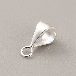 Sterling Silver Tube Bails&nbsp;STER-WH0010-03S-01