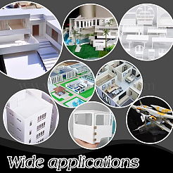 10Pcs ABS Plastic Sheets&nbsp;DIY-WH0622-557