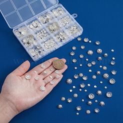 6 Styles Iron Bead Caps&nbsp;IFIN-UN0001-28S
