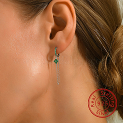 Cubic Zirconia Hoop Earrings&nbsp;DM6204-2