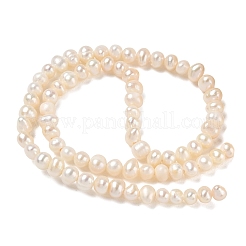 Natural Cultured Freshwater Pearl Beads Strands&nbsp;PA-CBAC463-26