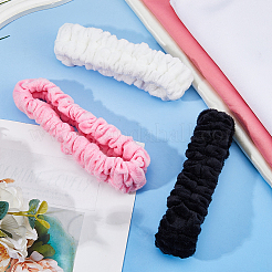 3Pcs 3 Colors Plush Car Rearview Mirror Cover&nbsp;AJEW-FH0006-99