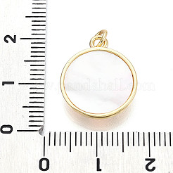 Brass Micro Pave Clear Cubic Zirconia Pendants&nbsp;KK-N268-74G