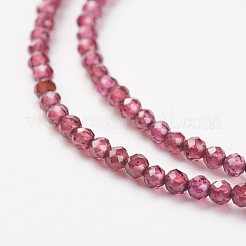 Natural Grade AA Garnet Bead Strand&nbsp;X-G-G680-04
