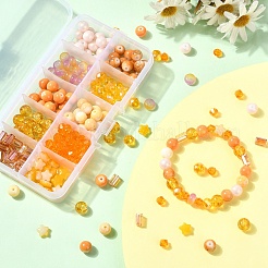 260Pcs 10 Styles Baking Paint Glass Beads&nbsp;DGLA-YW0001-49