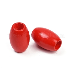 Spray Painted Wood Beads&nbsp;WOOD-F017-02B