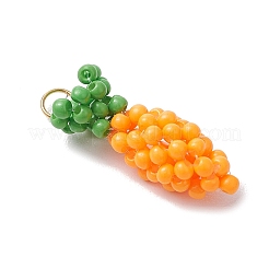 Glass Seed Beads Pendants&nbsp;PALLOY-MZ00458-01