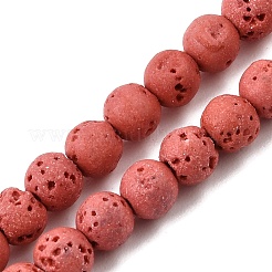 Dyed Synthetic Lava Rock Beads Strands&nbsp;GG-CBAAE19-06A-04