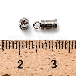 201 Stainless Steel Cord Ends&nbsp;STAS-S167-01B-P