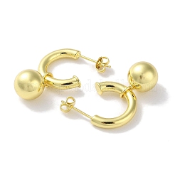Rack Plated Brass Studs Earring&nbsp;EJEW-Z043-04G