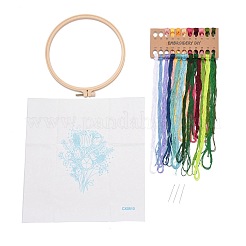 DIY Bouquet Pattern Embroidery Kit&nbsp;DIY-O021-16