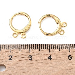 SHEGRACE Brass Leverback Earring Findings&nbsp;XGR0091G-88G