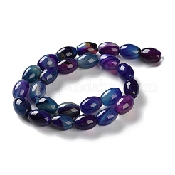 Natural Agate(Dyed & Heated) Beads Strands&nbsp;G-M446-D01-01C
