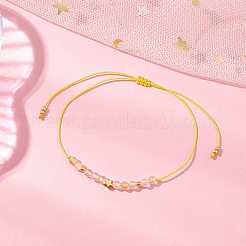 Natural Round Mixed Gemstone Beads Braided Bead Bracelets for Women&nbsp;BJEW-JB11655