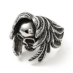 316 Stainless Steel Ring&nbsp;RJEW-C030-06B-AS